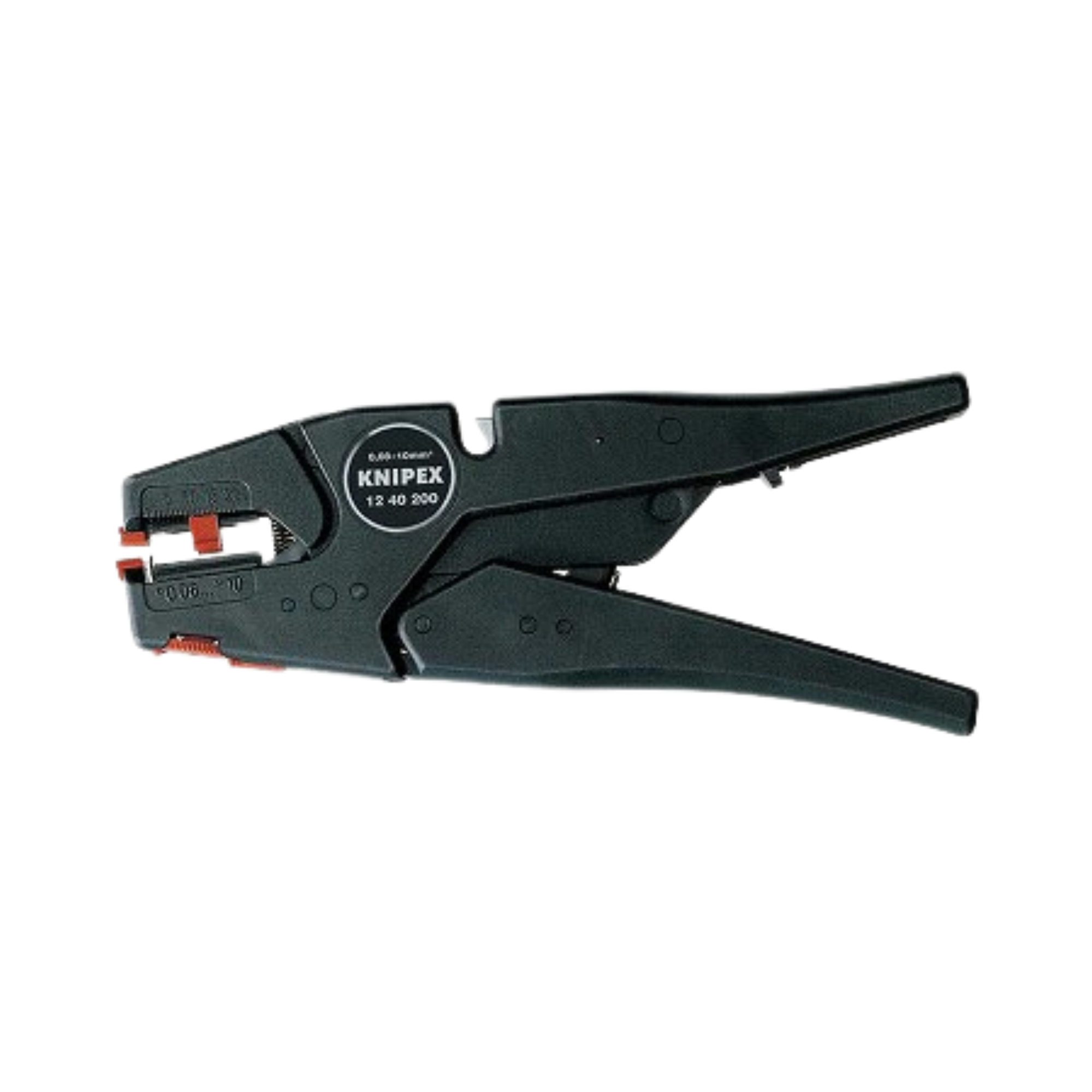 Cleste pentru sarma cu auto-ajustare, Knipex 12 40 200, Negru, 200 mm