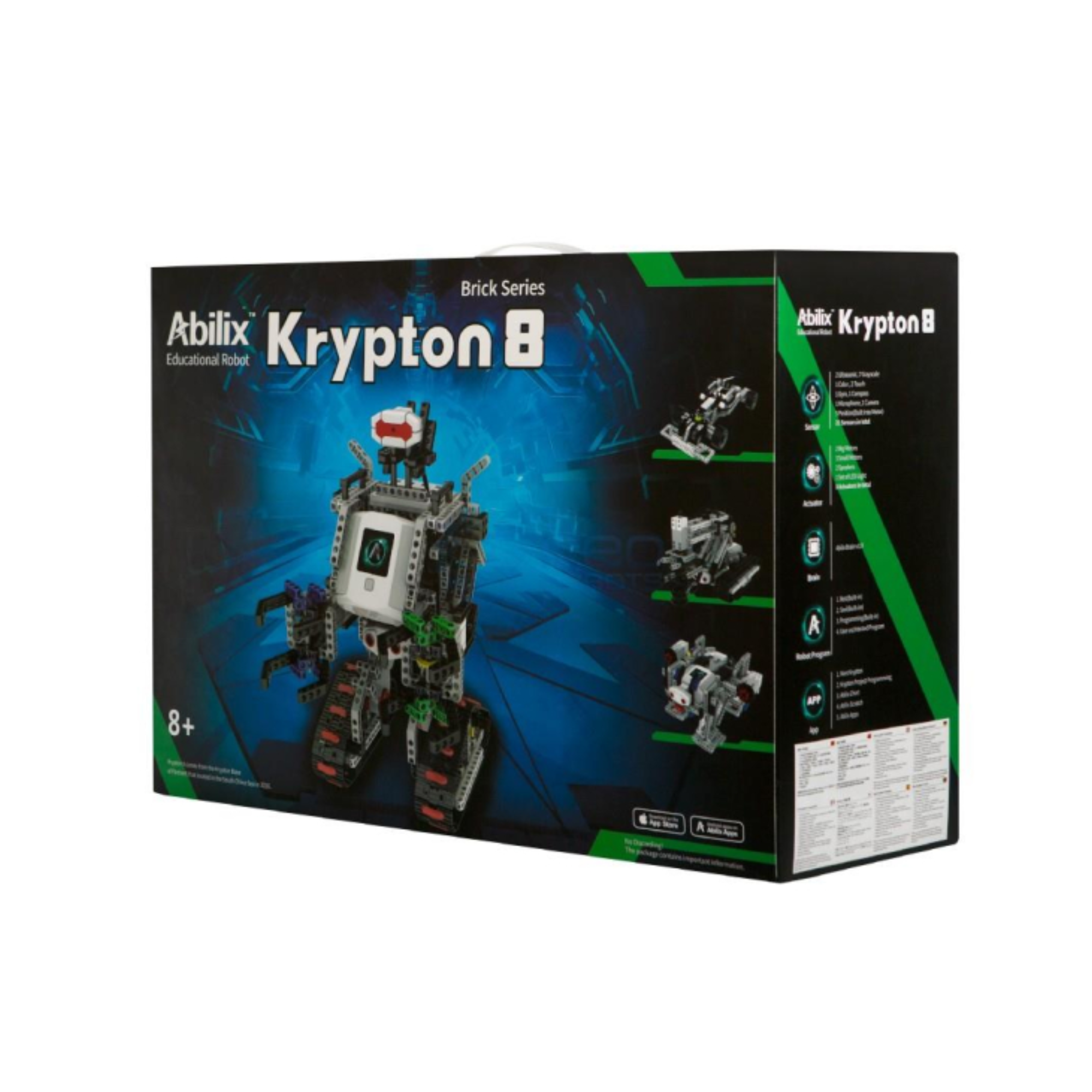 Kit robot educativ Abilix Krypton 8, 50 in 1, senzori inclusi, programabil