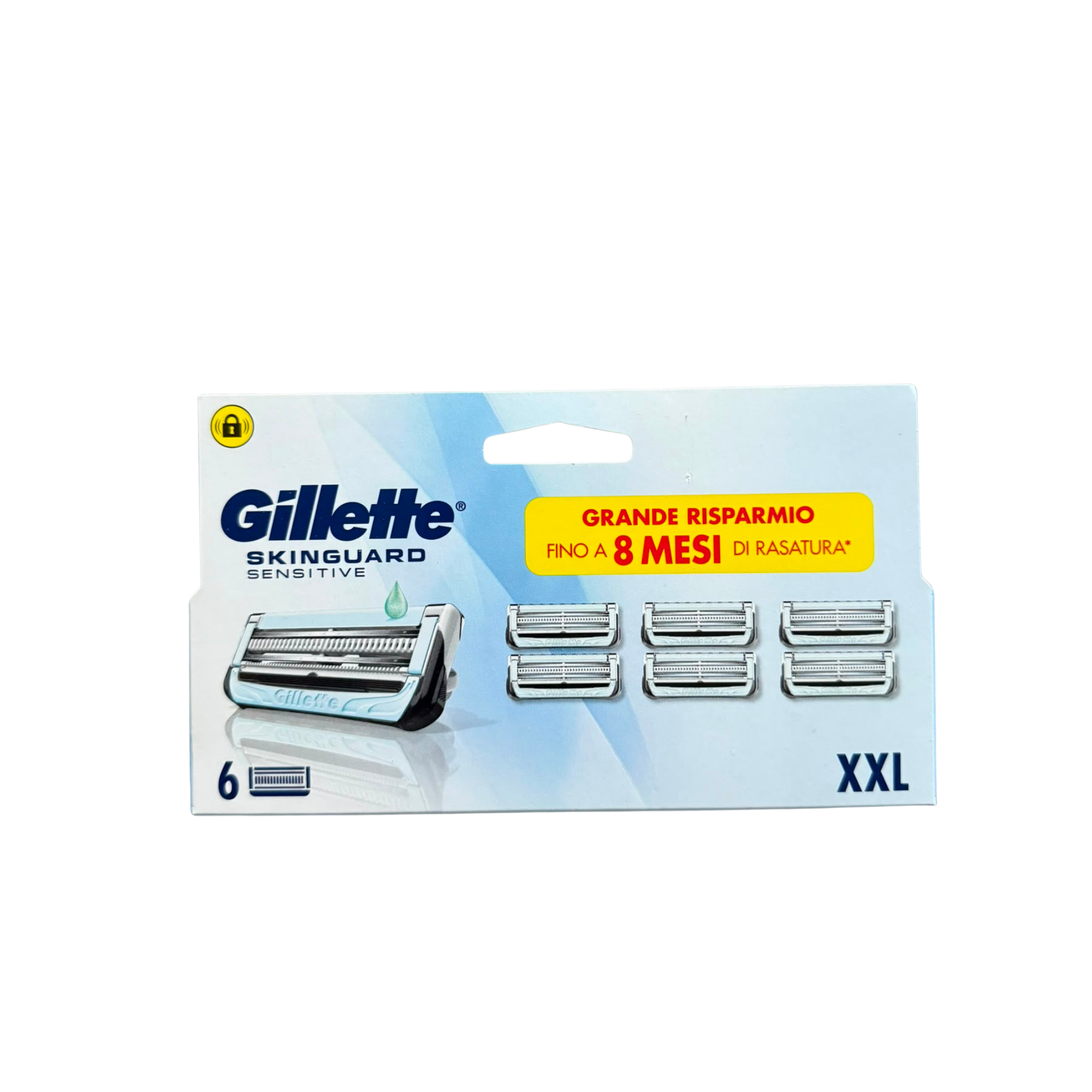 Rezerve aparat de ras Gillette Skinguard, 6 buc