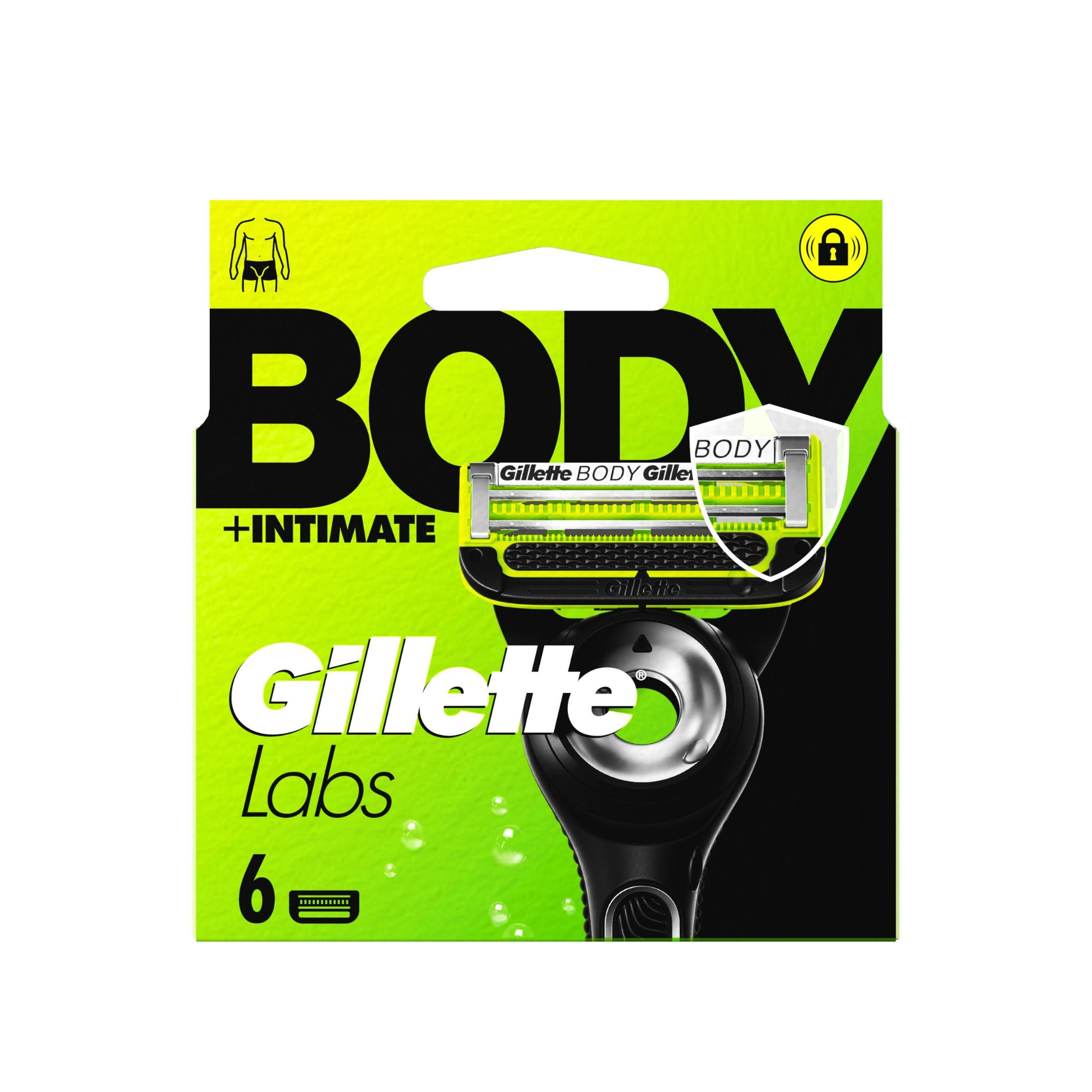 Set 6 rezerve pentru aparat de ras Gillette Labs Body & Intimate