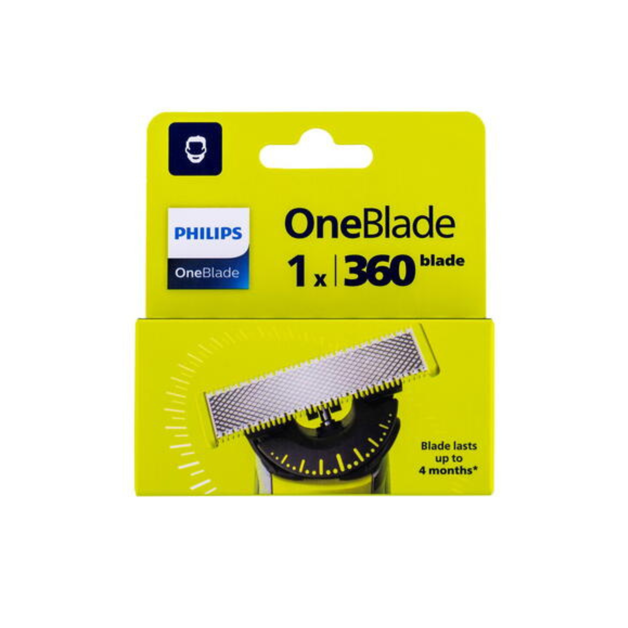 Rezerva de ras Philips OneBlade 360, QP410/50, otel inoxidabil, umed si uscat, pentru orice model PHILIPS OneBlade