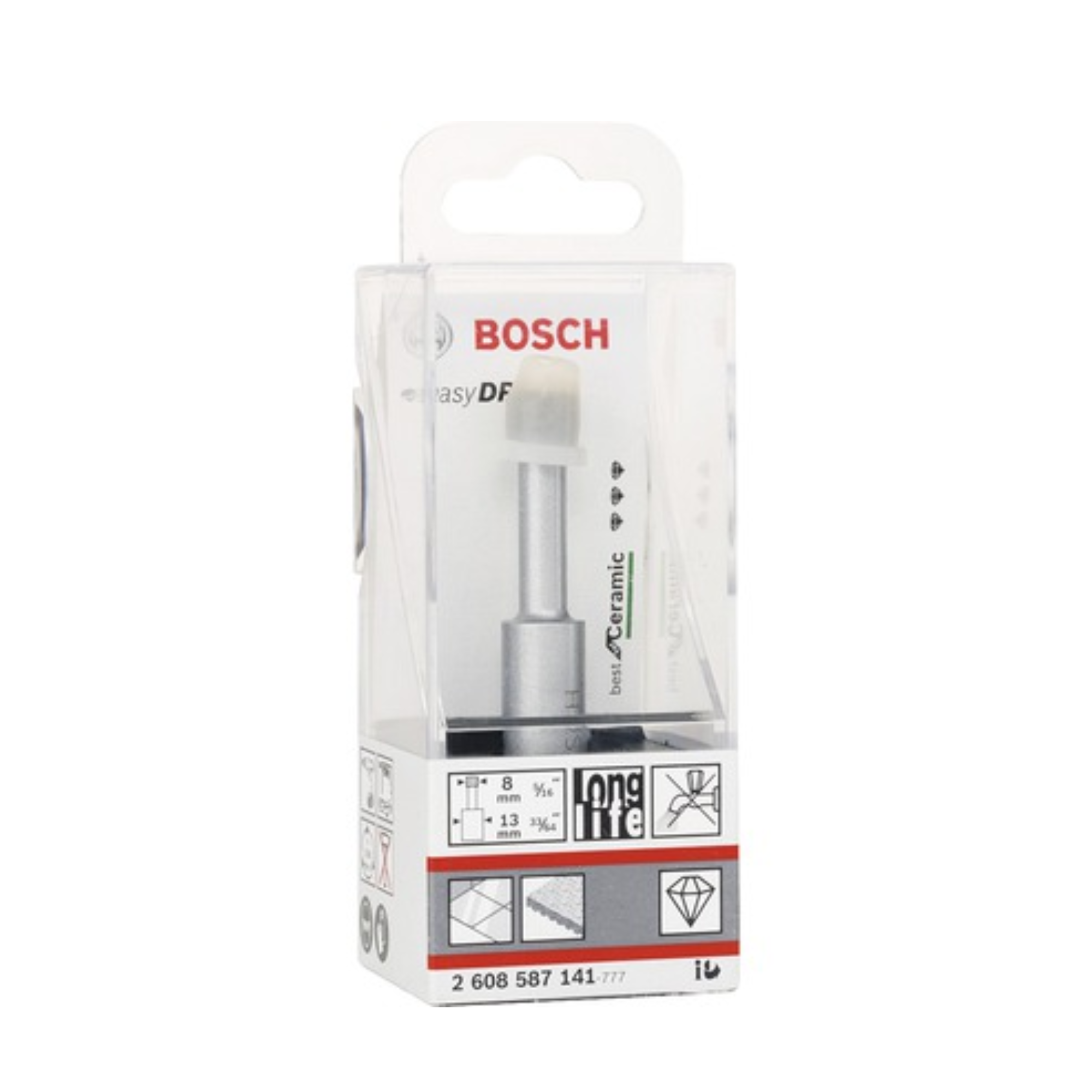 Burghiu diamantat Bosch Easy Dry Best for Ceramic, gaurire uscata, 8 mm