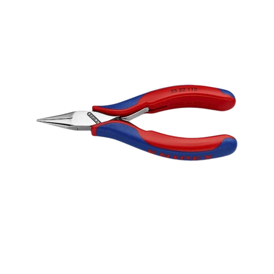 KNIPEX - Cleste pentru electronica, manere multicomponenete, 115 mm, blister [3522115SB]