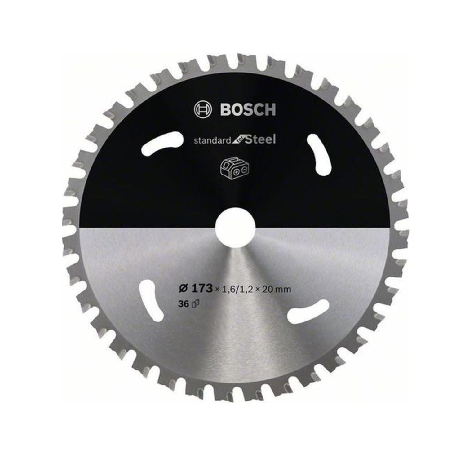 Disc pentru fierastrau circular Bosch standart for Steel 173/1, 6/1, 2x20mm 36T, taiere metal