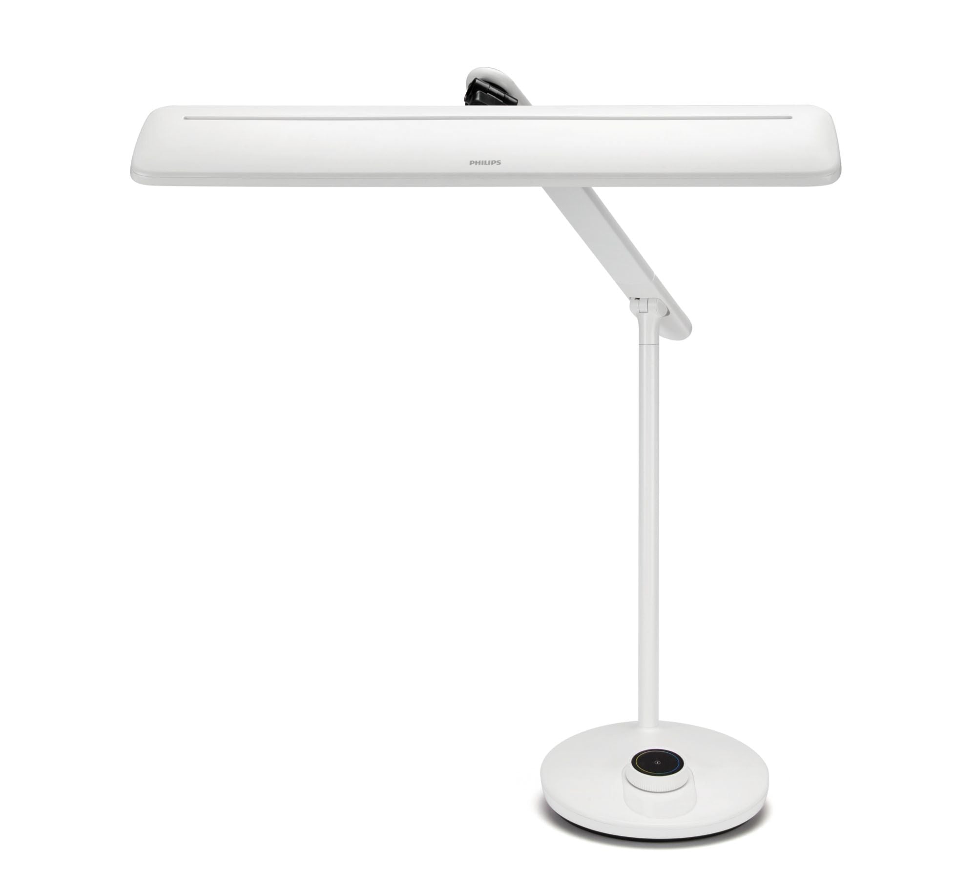 Lampa LED digitala pentru birou Philips DSK501, Alb, 14 W