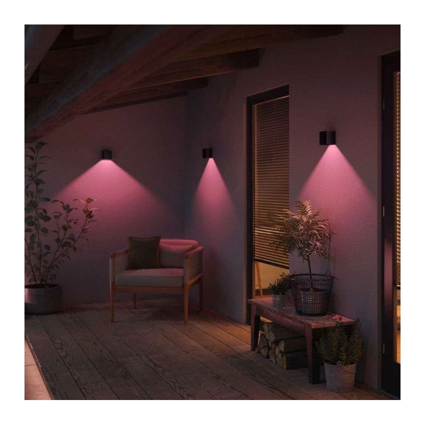 Aplică LED RGBW dimabilă de exterior Hue RESONATE LED/8W/230V 2000–6500K IP44 Philips