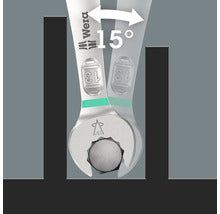 Set chei fixe Wera, material crom-vanadiu, 5 piese