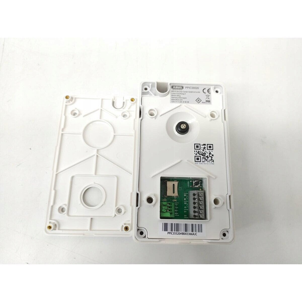 Videointerfon WiFi ABUS PPIC35520, Full HD 1080p, alb, 81,5x45,6x142mm