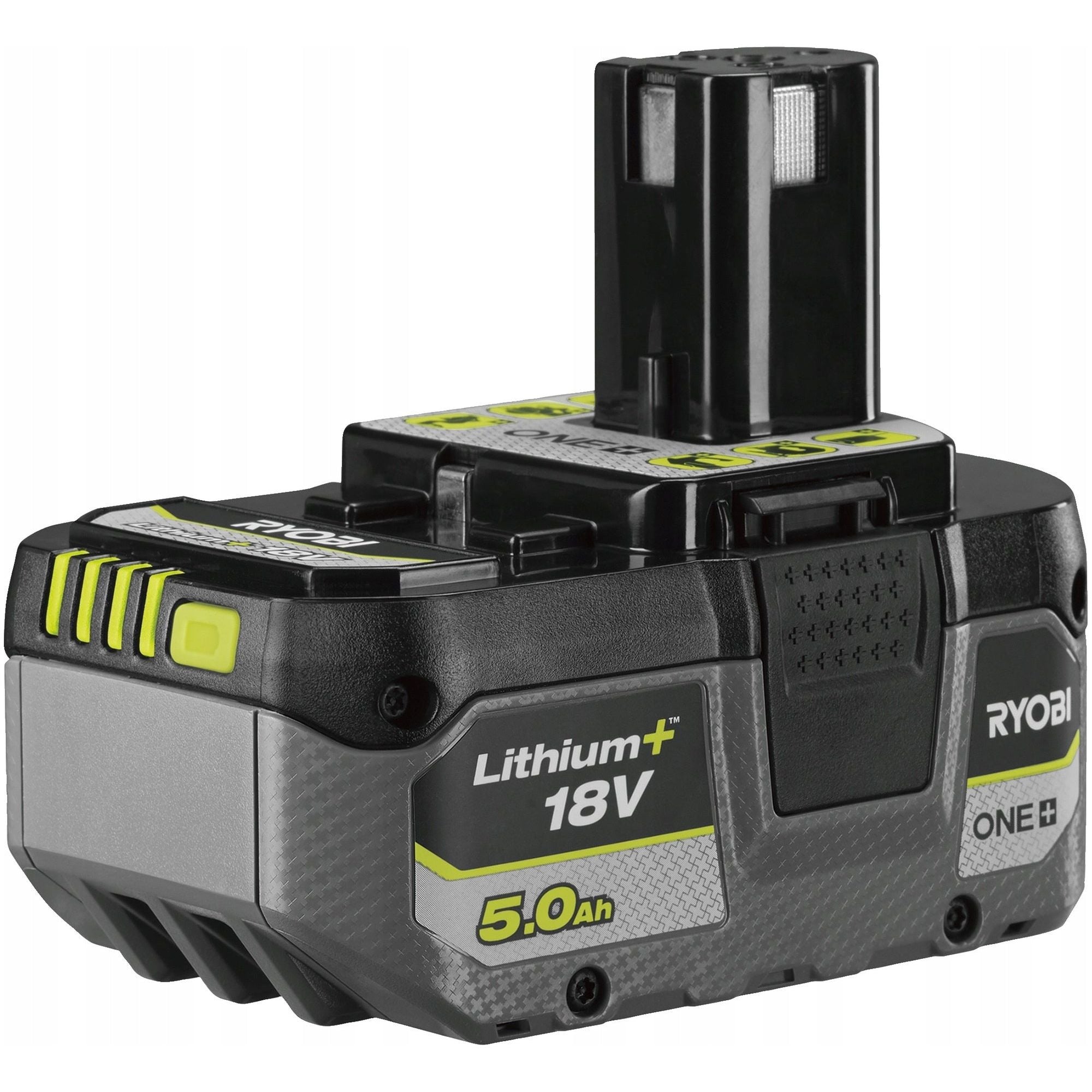 Baterie RB1850X, Ryobi, 18 V, 5 Ah, Lithium-Ion, Negru