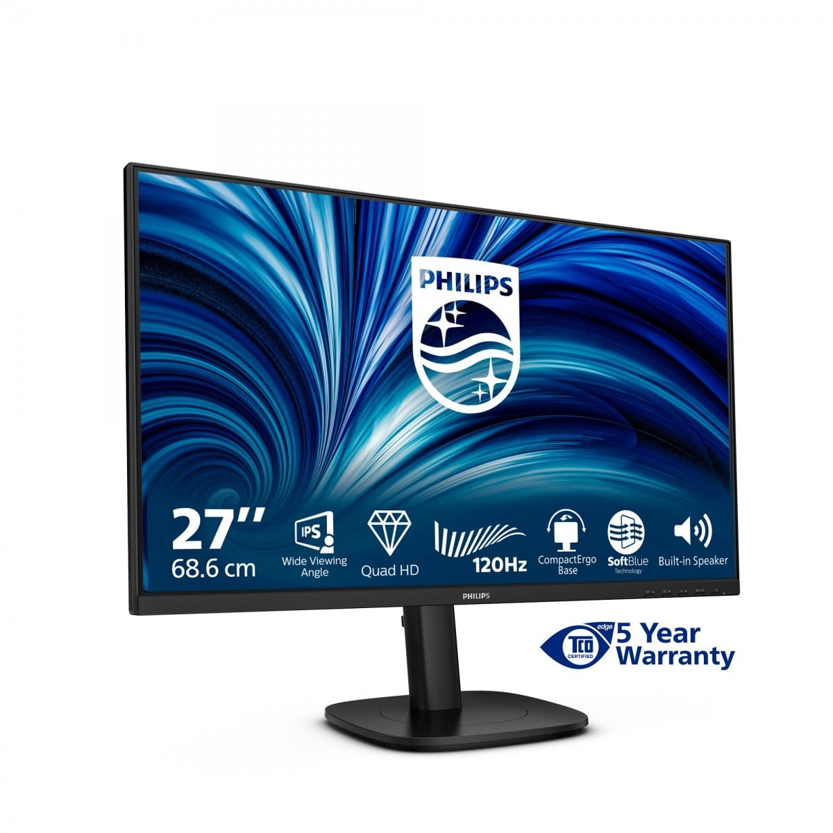 Philips 27B2N3500J/00 monitoare LCD 68,6 cm (27") 2560 x 1440 Pixel 2K Negru
