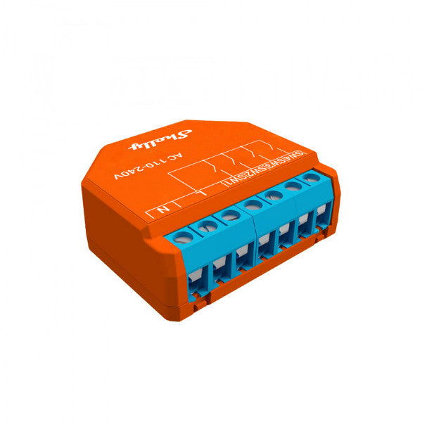 Controller Wi-Fi Shelly PLUS i4 DC, 4 intrari, Portocaliu