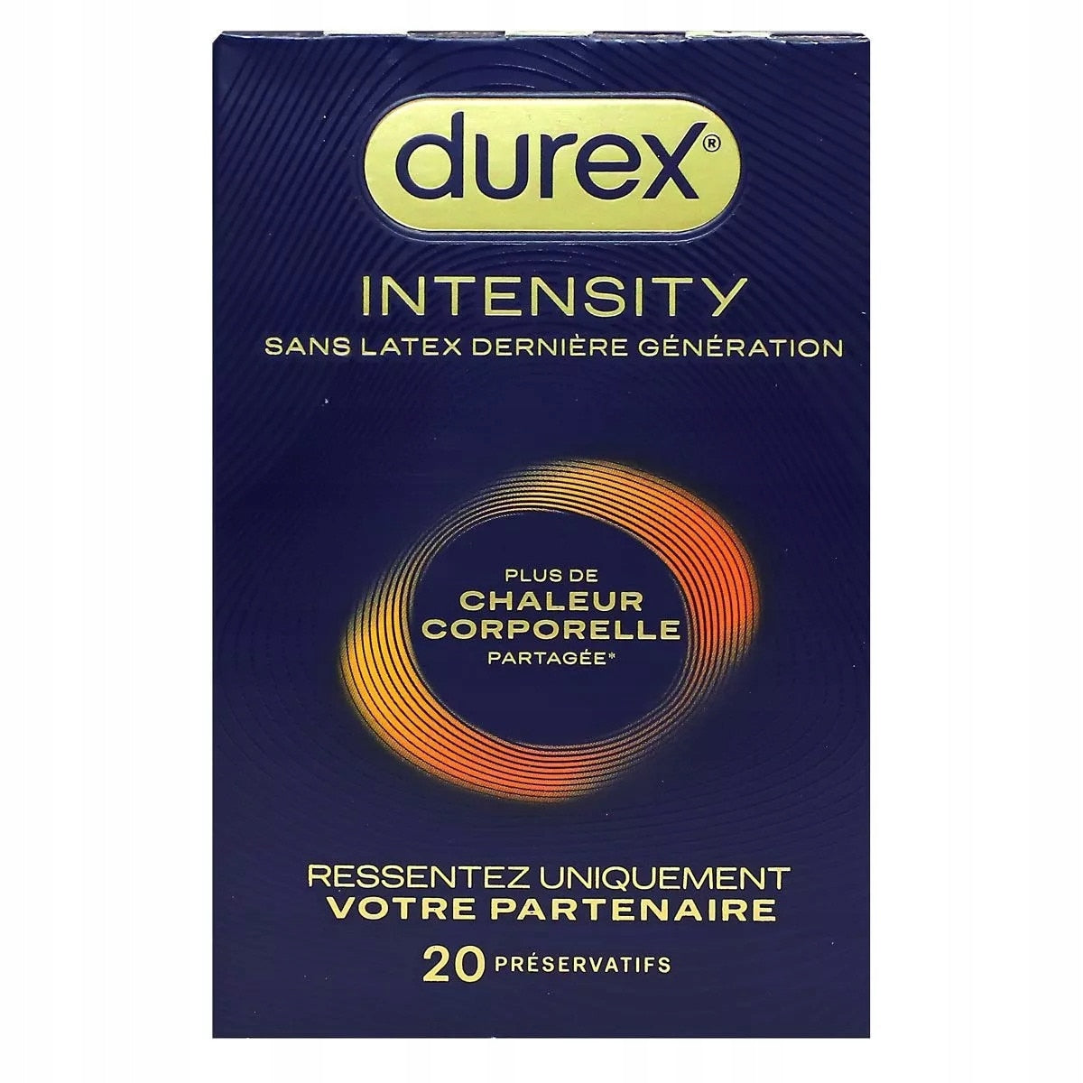 Prezervative Durex Intensity, fara latex, 56mm, 20 buc