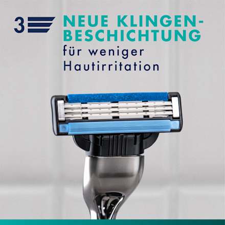Rasierer, Mach3 mit 6 Rasierklingen, 1 St