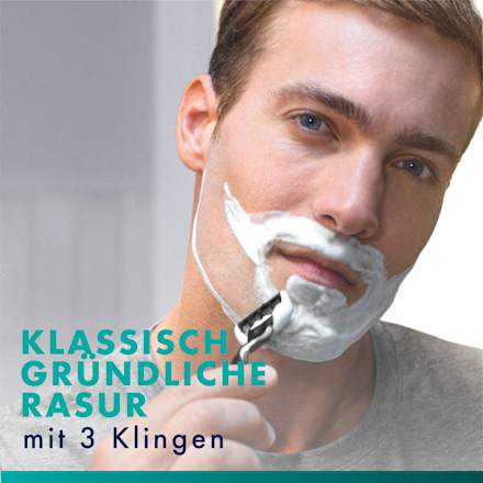 Rasierer, Mach3 mit 6 Rasierklingen, 1 St