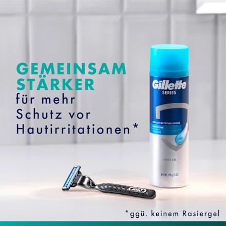 Rasierer, Mach3 mit 6 Rasierklingen, 1 St