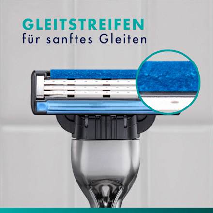 Rasierer, Mach3 mit 6 Rasierklingen, 1 St