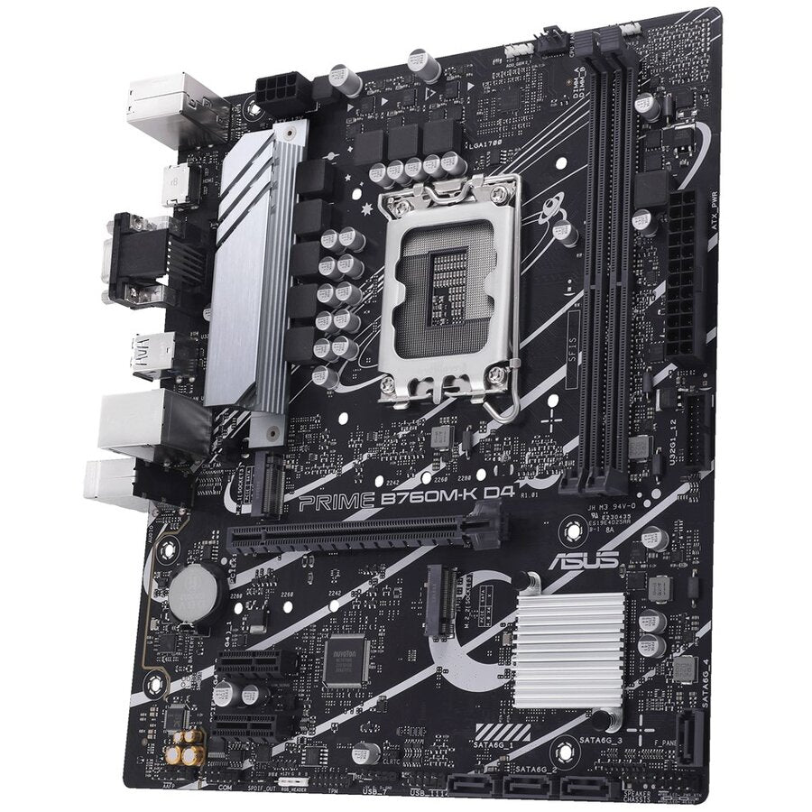 Placa de baza Asus PRIME B760M-K D4, Intel B760, Socket 1700, mATX