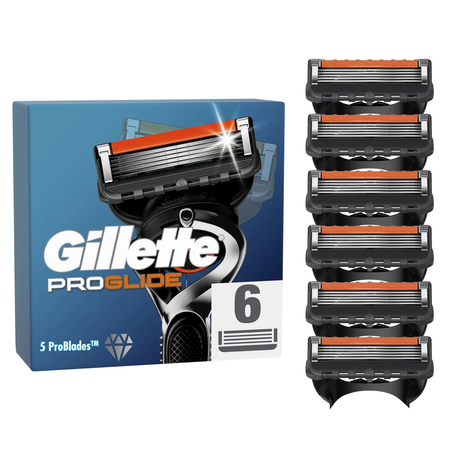 Rezerve aparat de ras Gillette Fusion ProGlide Manual, 6 buc
