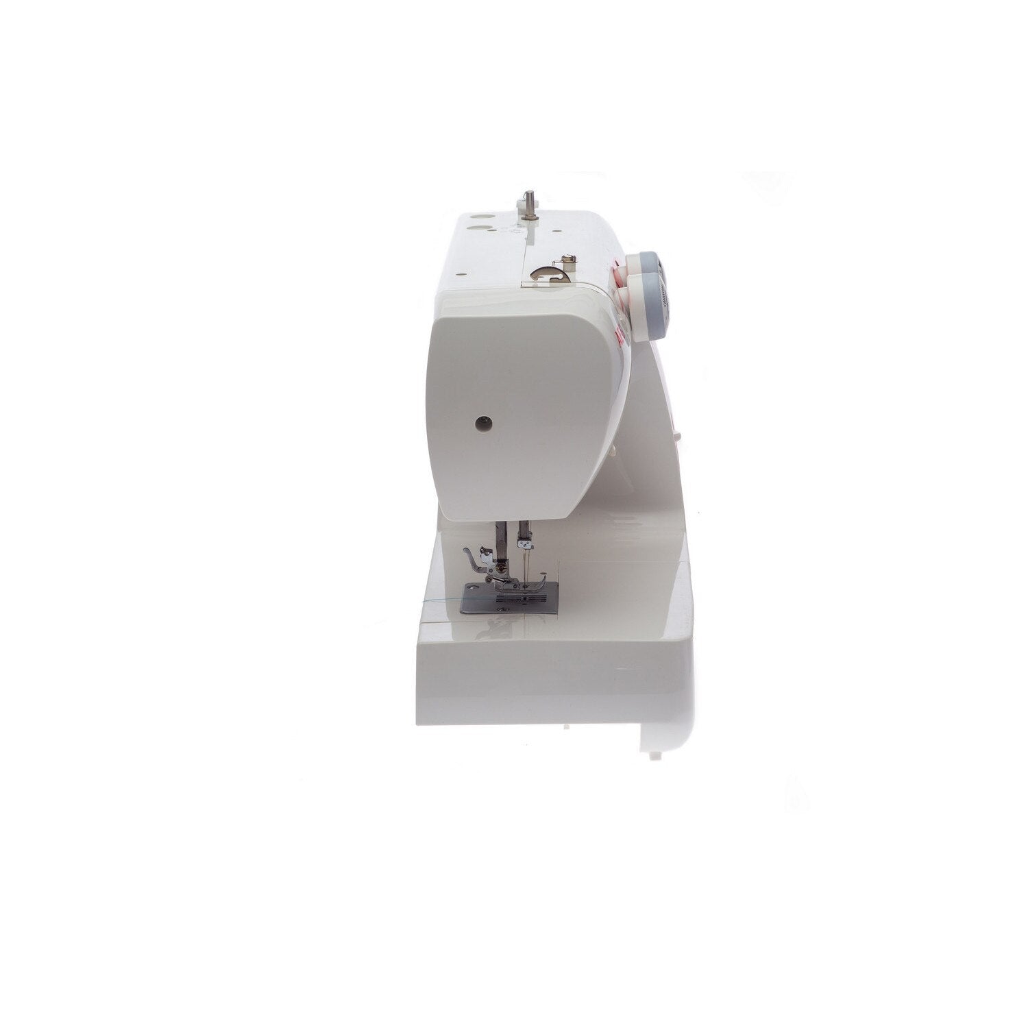 Masina De Cusut Electromecanica AEG124 , 22 Cusaturi, Bobinare Rapida, Ac Dublu, Suveica Metalica, 850 imp/min, Alb-Rosu