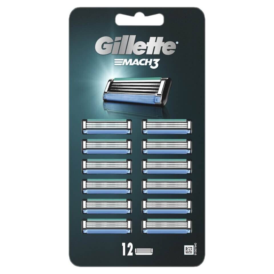 Rezerve aparat de ras Gillette MACH 3 Manual, 12 buc