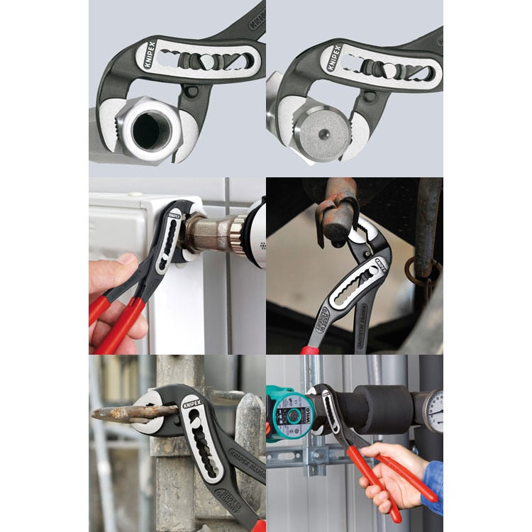 Cleste pentru tevi, KNIPEX Alligator, 180 mm