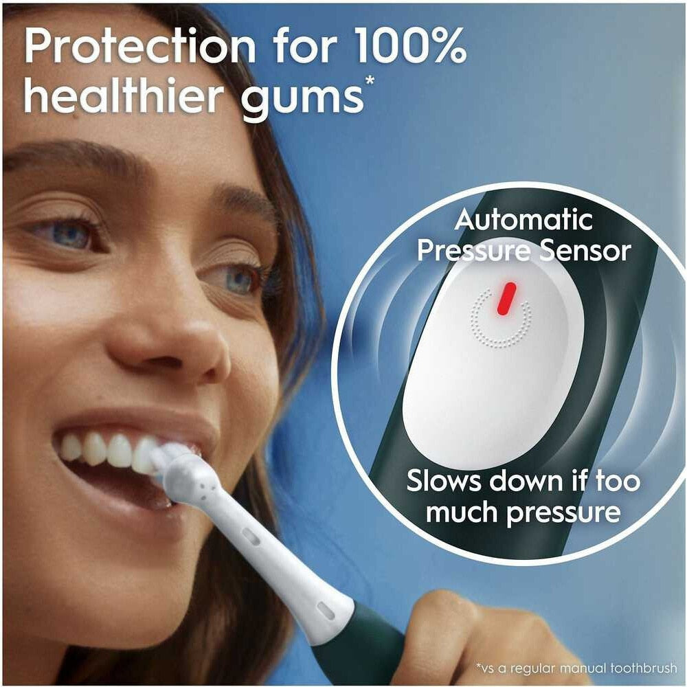 Periuta de dinti electrica Oral-B iO2, verde, senzor presiune, timer