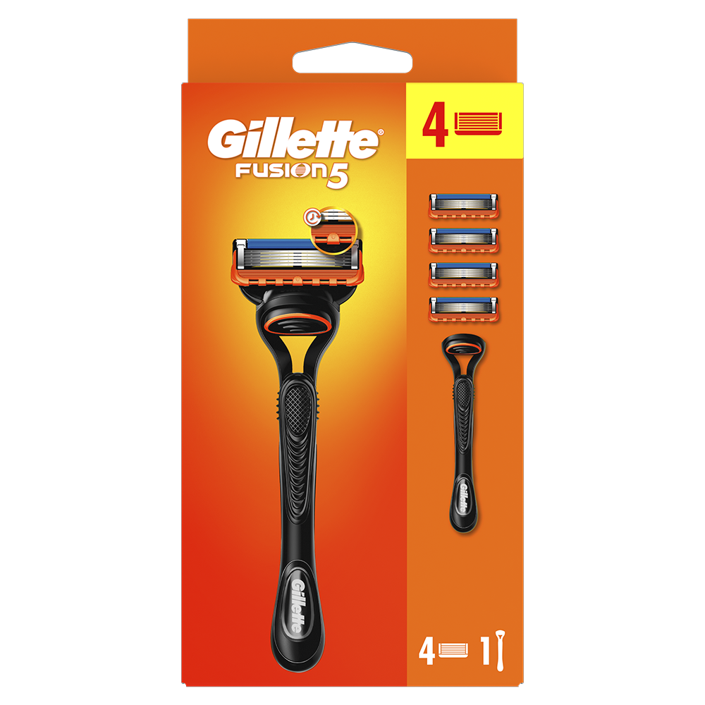 Aparat de ras Gillette Fusion Manual + 3 rezerve