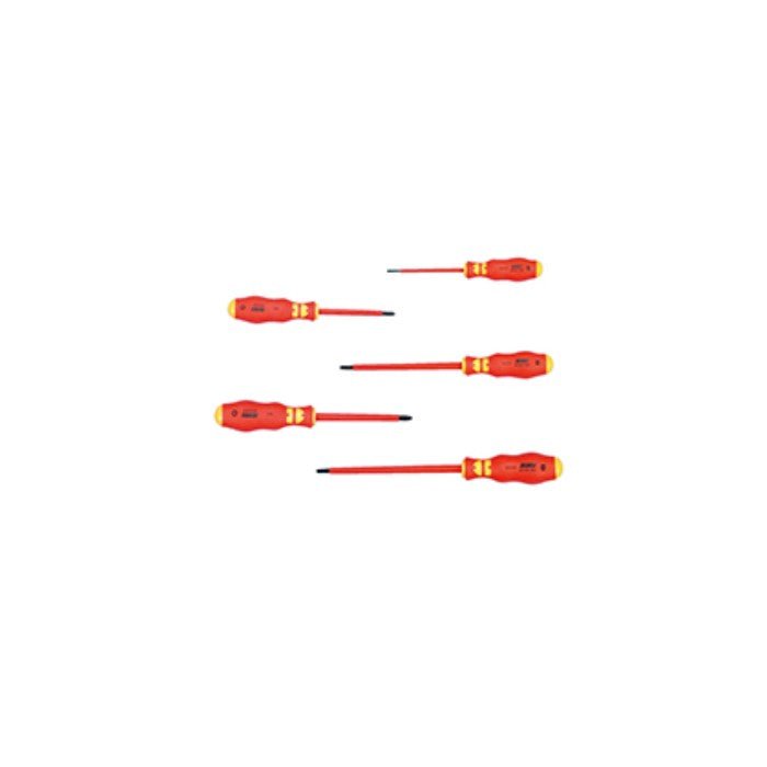 Set de surubelnite, Wurth, 5 buc, Rosu