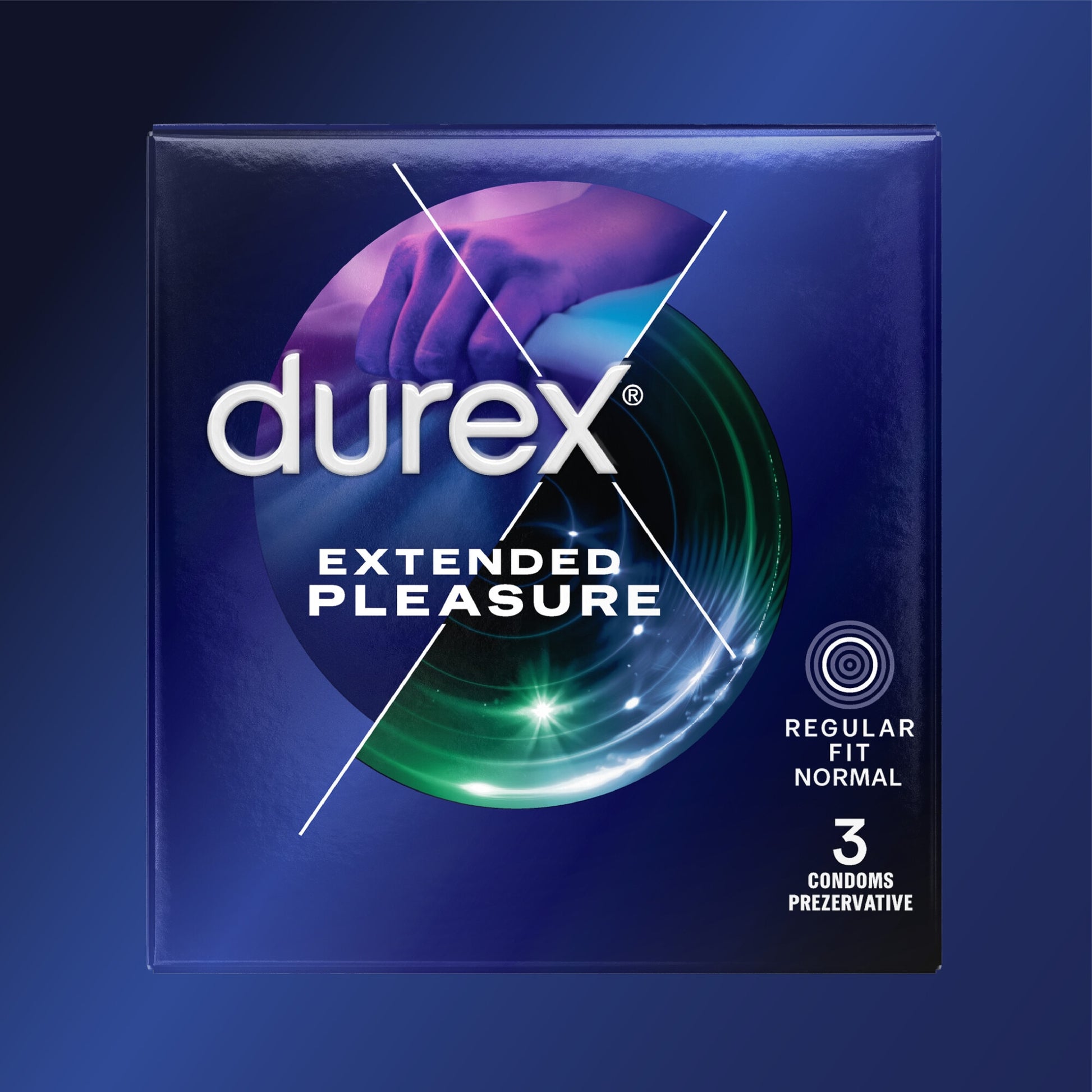 Prezervative Durex Extended Pleasure, 3 buc