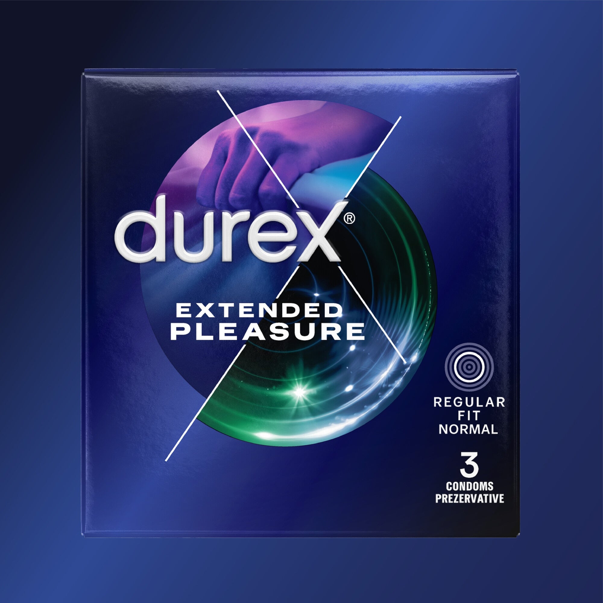 Prezervative Durex Extended Pleasure, 3 buc
