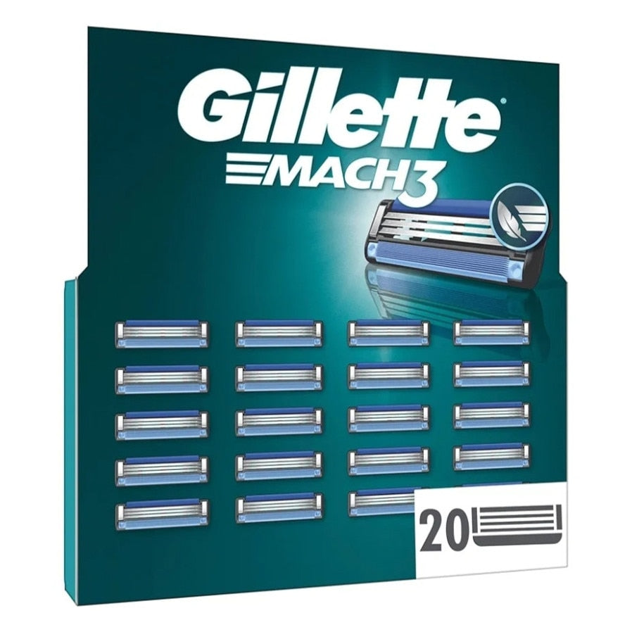 Lame de ras Gillette Mach 3 set de 20 bucati