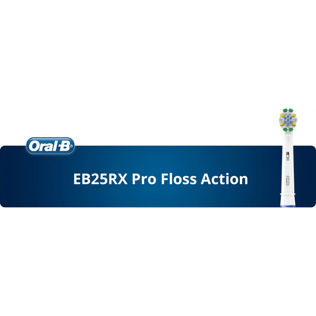 Set 2 Capete Oral-B EB25RX Floss Action, alb, pentru periute electrice