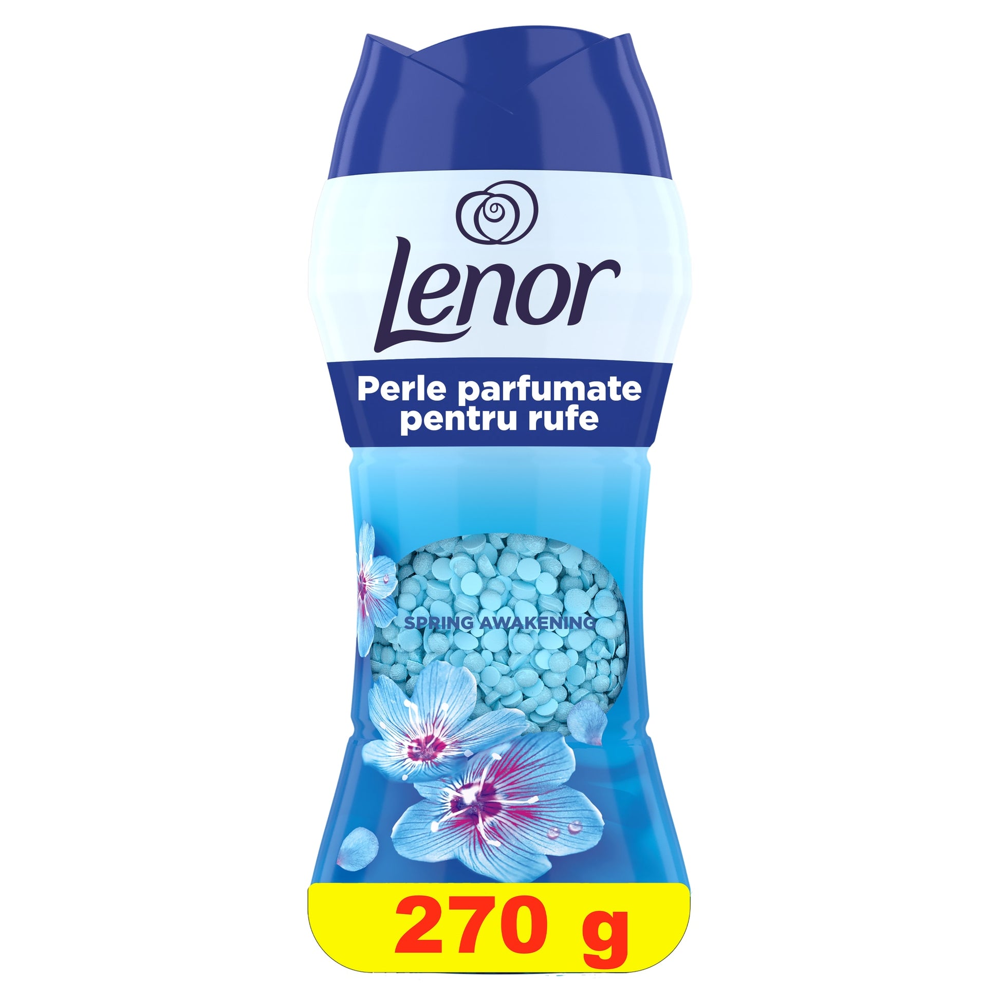 Perle parfumate Lenor Spring Awakening cu parfum pentru rufe, 270 gr