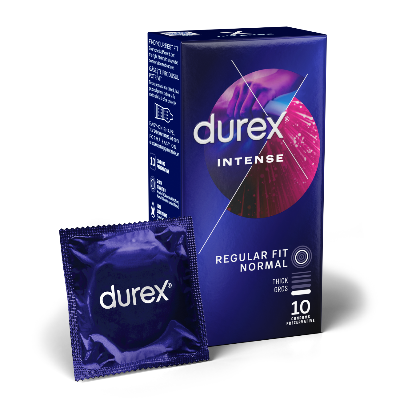 Prezervative Durex Intense Orgasmic, 10 bucati