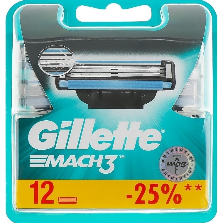Rezerve aparat de ras Gillette MACH 3 Manual, 12 buc
