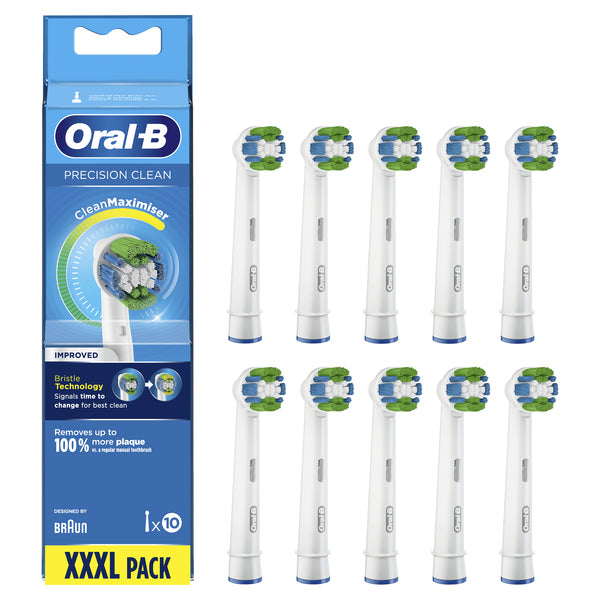 Set 10buc rezerva periuta de dinti electrica Oral-B, Precision Clean, Tehnologie CleanMaximiser