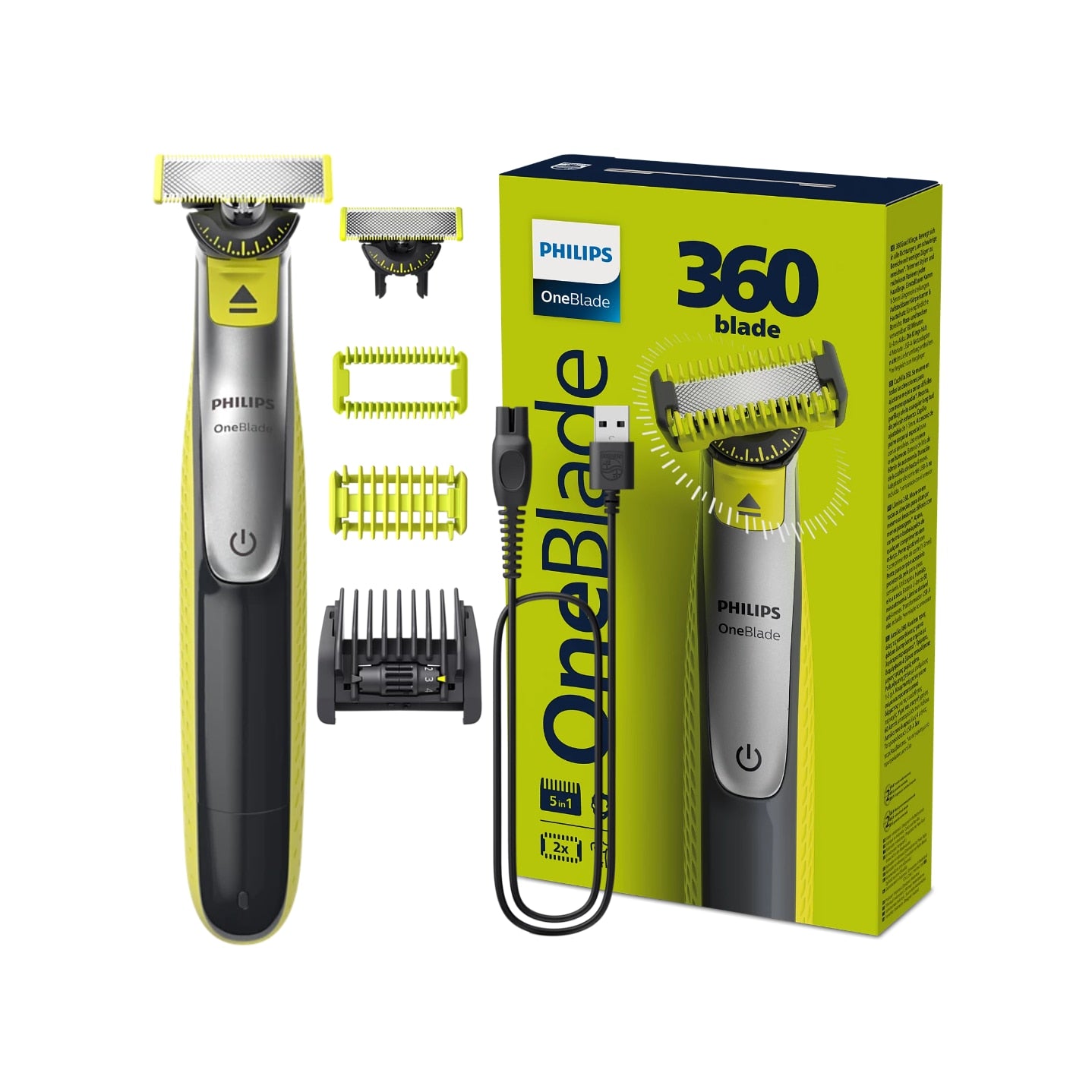 Aparat de ras impermeabil pentru barba si barba Philips OneBlade QP2834/23