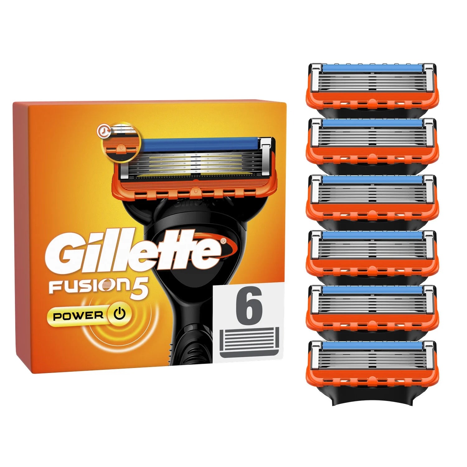 Rezerve aparat de ras Gillette Fusion Power, 6 buc