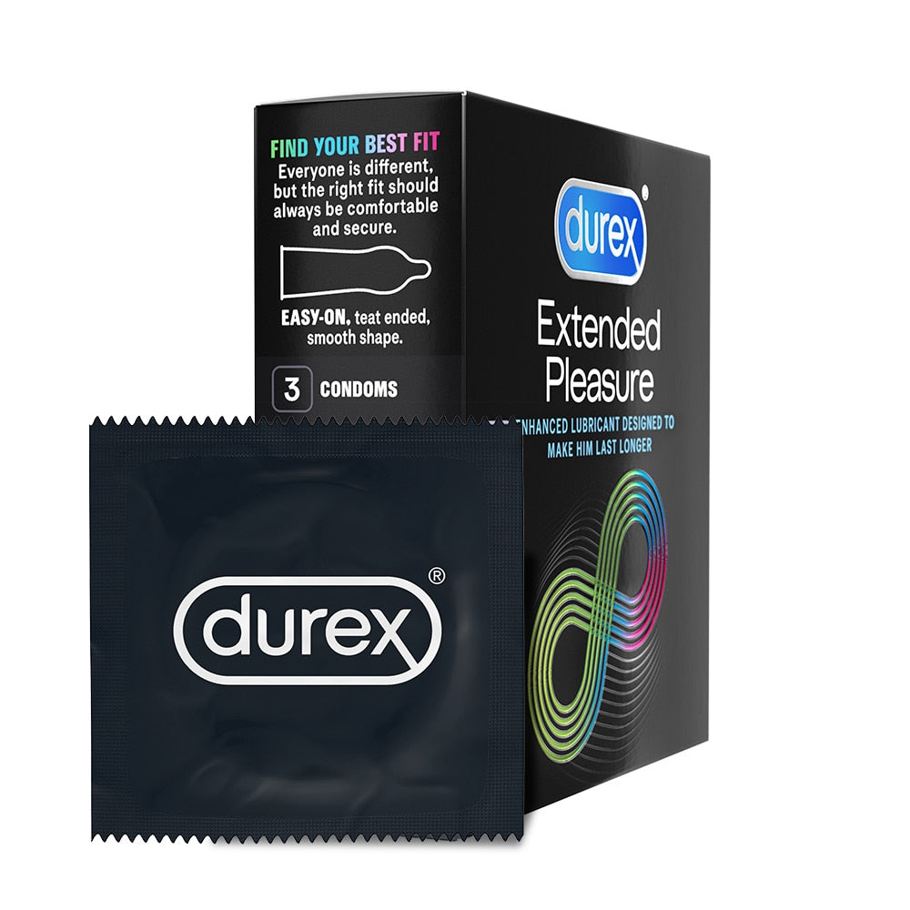 Prezervative Durex Extended Pleasure, 3 buc