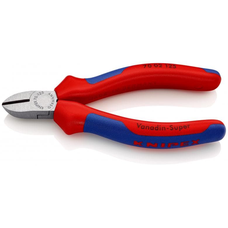 Cleste Sfic, taietor lateral, maner multicomponent, 125mm, KNIPEX 70 02 125