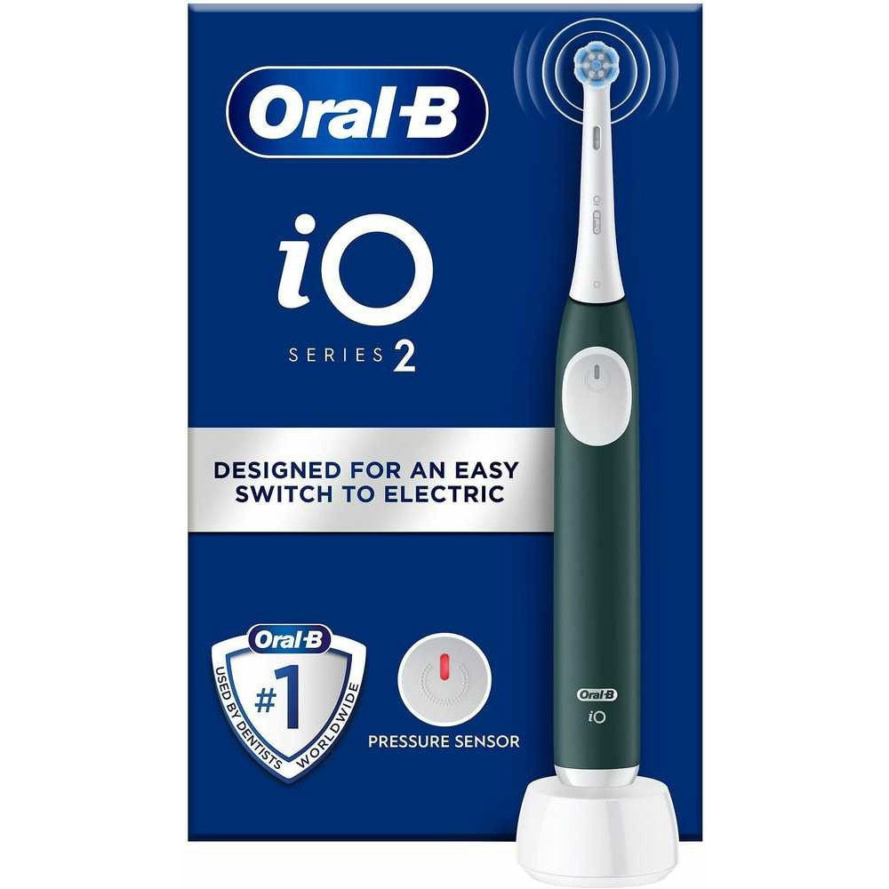 Periuta de dinti electrica Oral-B iO2, verde, senzor presiune, timer