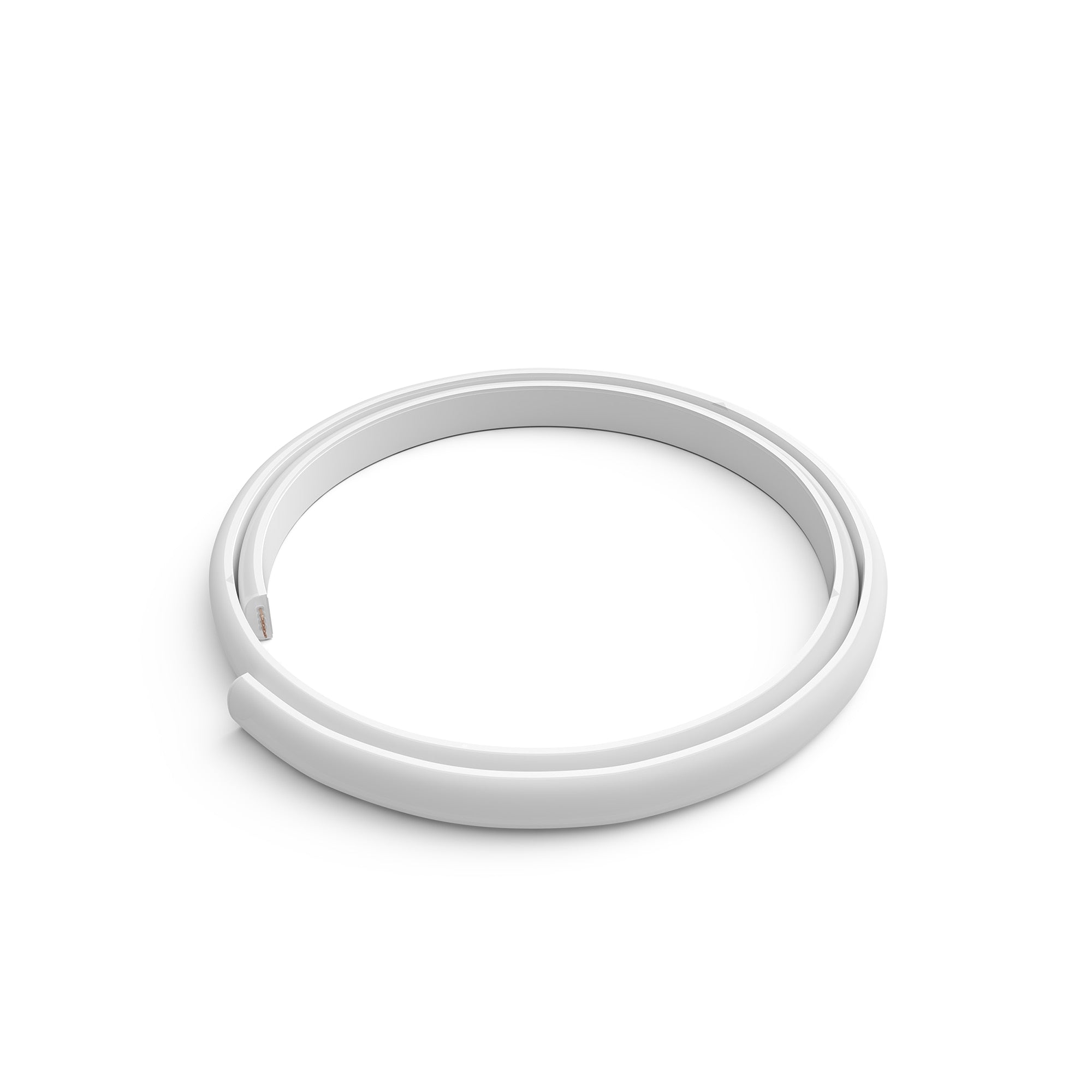 Extensie banda LED RGB inteligenta Philips Hue Gradient Lightstrip, 12.3W, 900 lm, lumina alba si colorata, IP20, Silicon, 100 cm