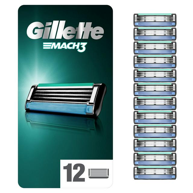 Rezerve aparat de ras Gillette MACH 3 Manual, 12 buc