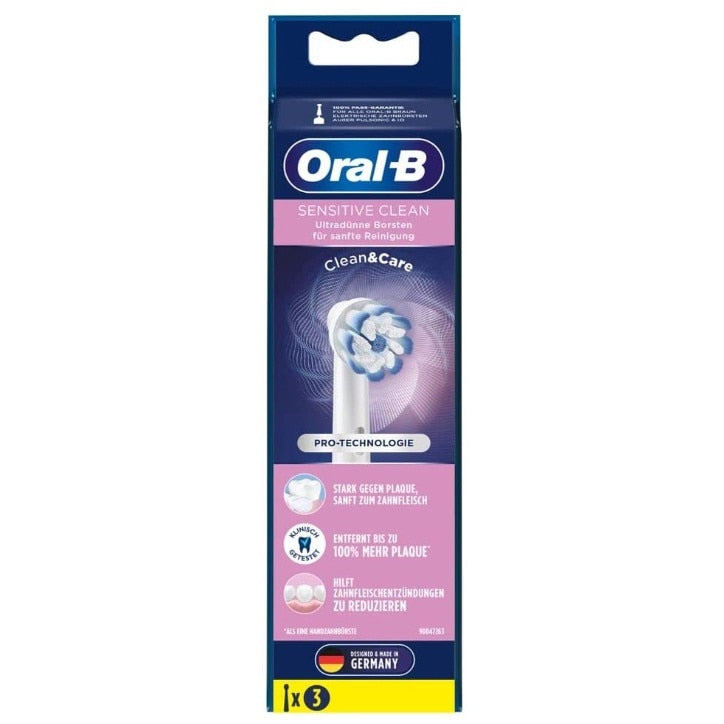 Set 3 capete de periuta Oral-B Pro Sensitive, alb