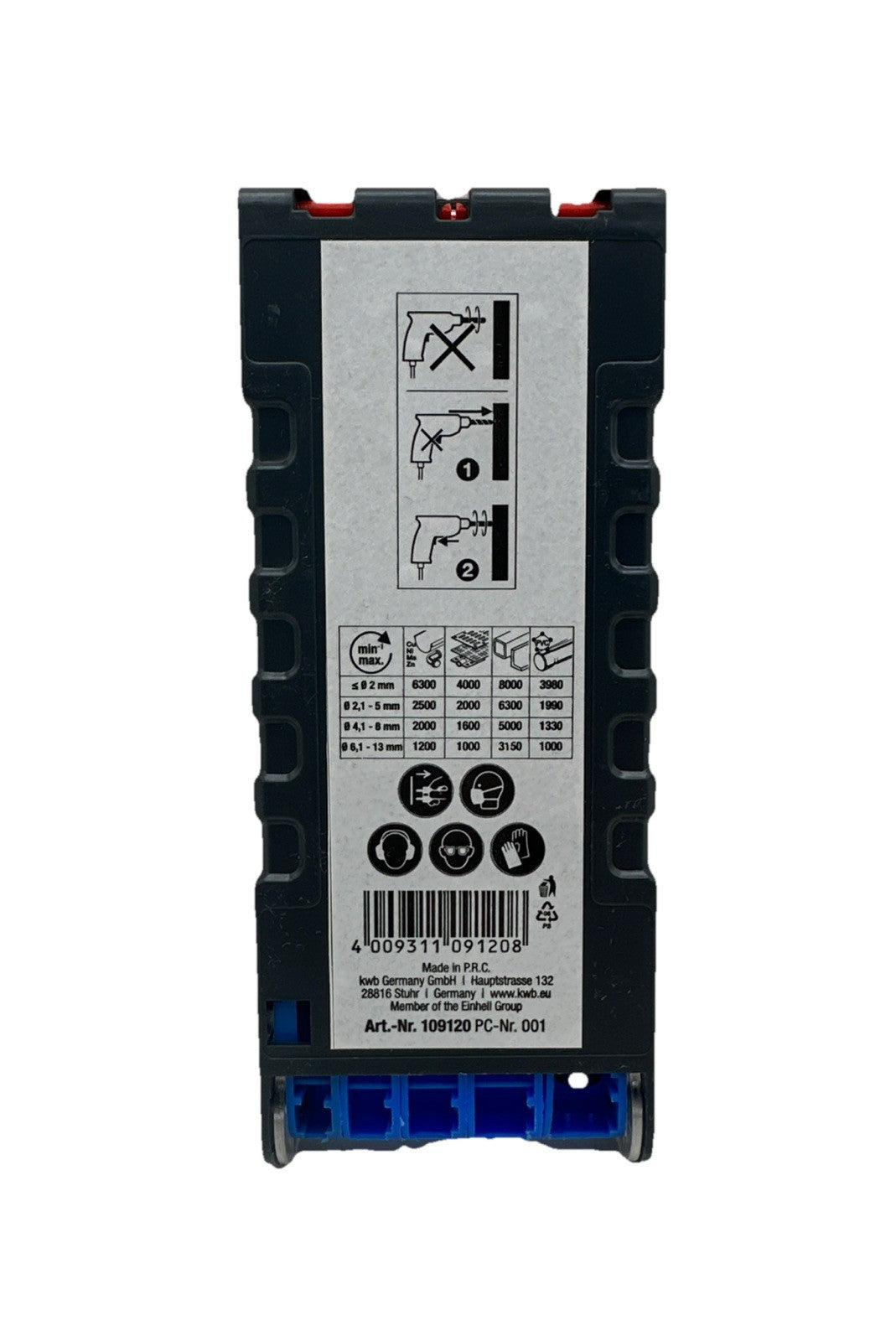 Set de 5 burghie KWB pentru metal , burghie HSS  3, 4, 5, 6, 8 mm