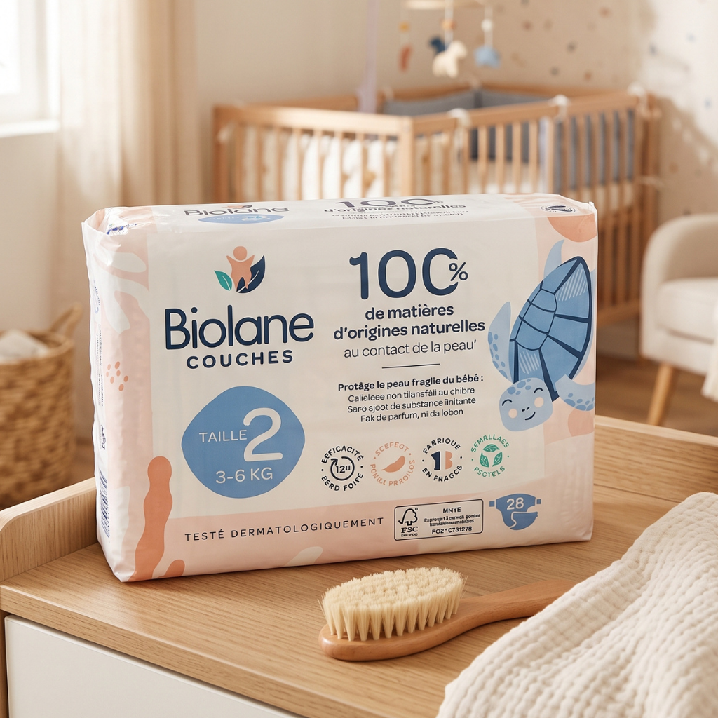Scutece Naturale Biolane 28 Scutece Mărimea 2 (3-6 Kg)