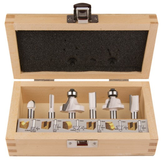 SET 6 FREZE PENTRU LEMN 8MM