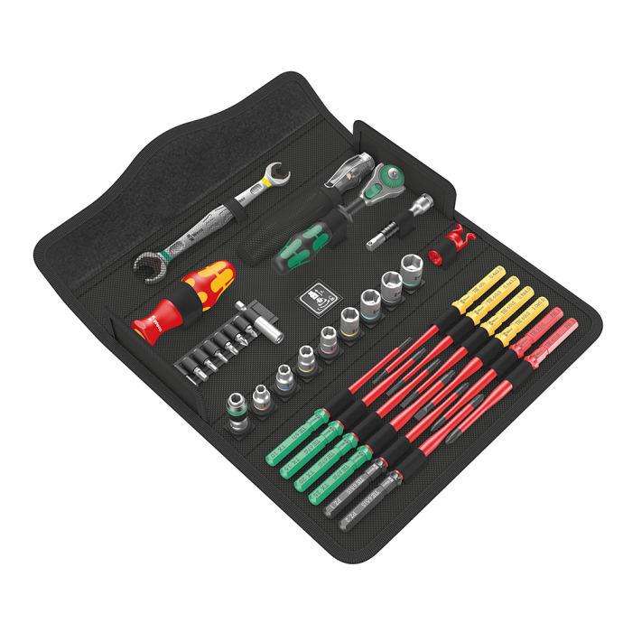Set accesorii Wera Kraftform Kompakt W1 VDE, 35 piese