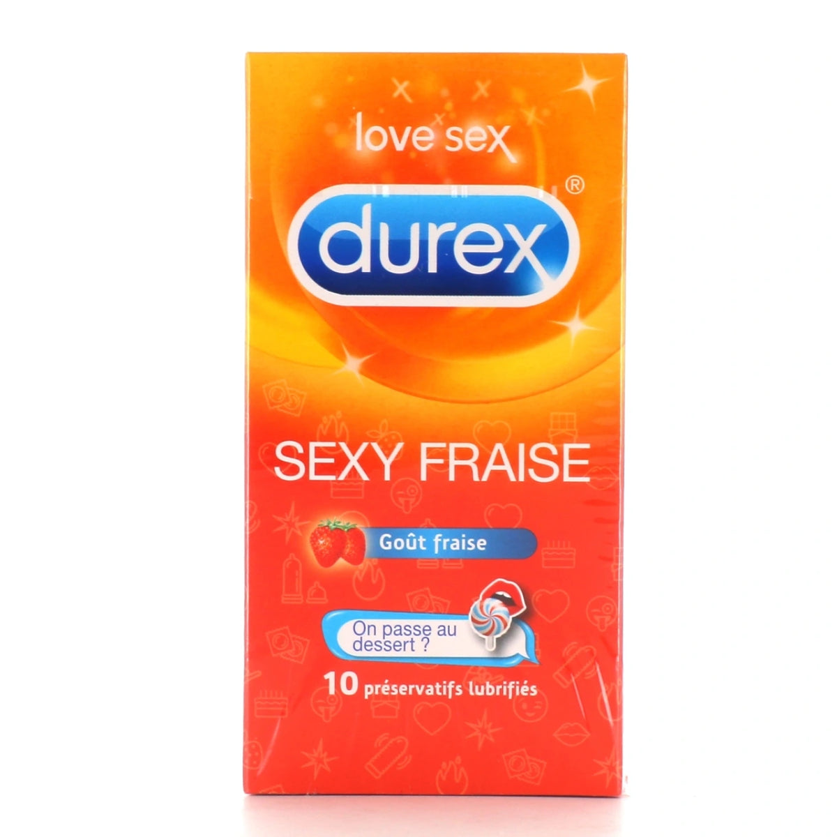 Durex Préservatifs Sexy Fraise