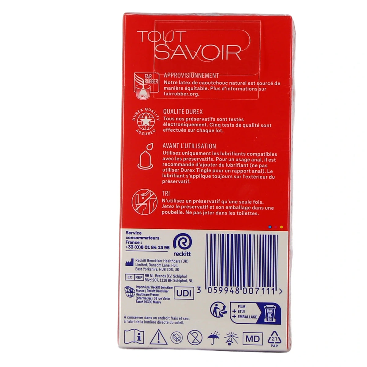 Durex Préservatifs Sexy Fraise